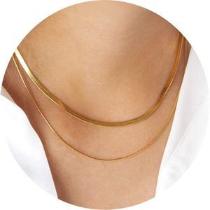 17 MILE Gold Layered  for Women Girls, 14K Real Gold Plated CZ Pendant Necklace